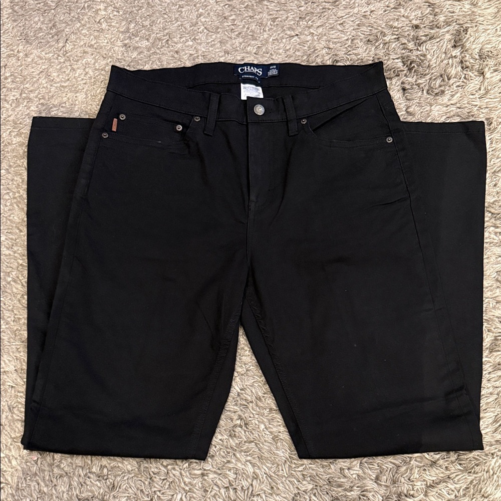 NWOT NEVER WORN Chaps Men's Relaxed Black Jeans